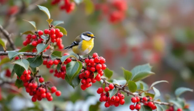 Essentiële struiken die vogels gevoed en gelukkig houden in de winter