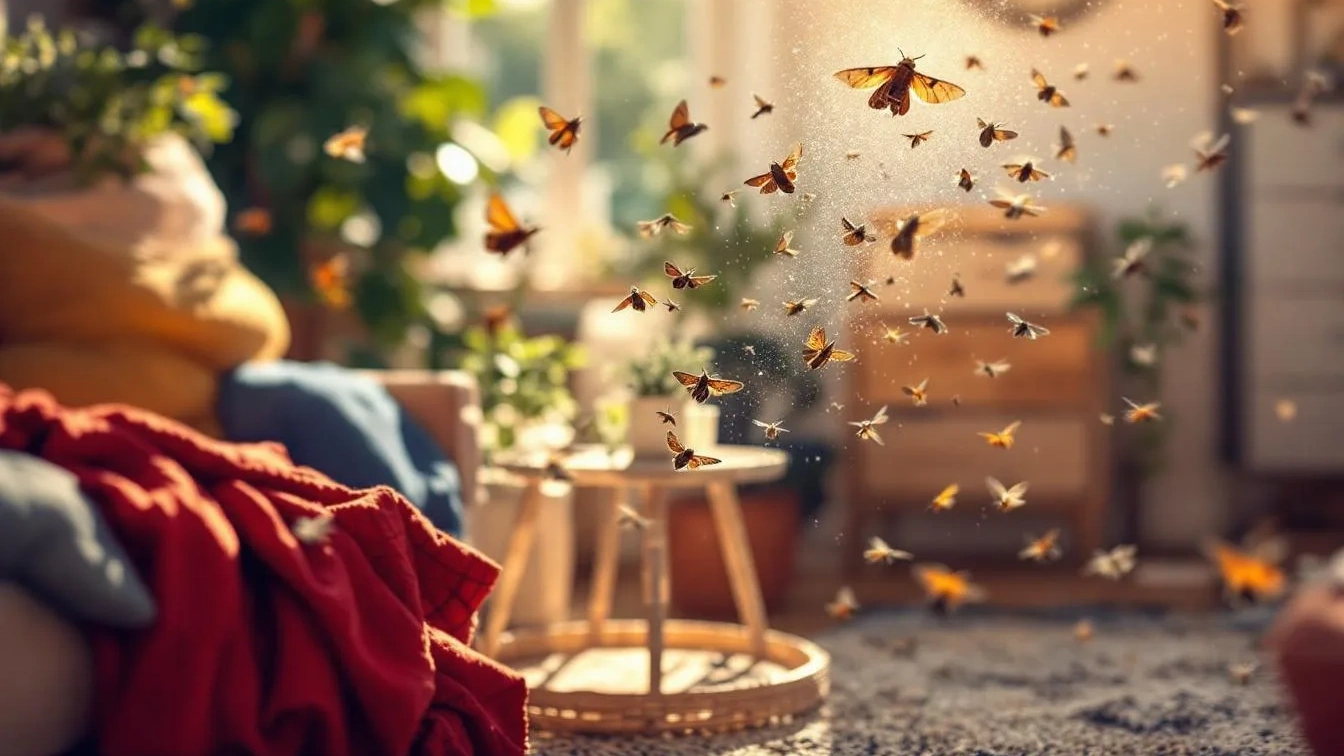 Expert onthult waarom je huis elke zomer vol zit met motten