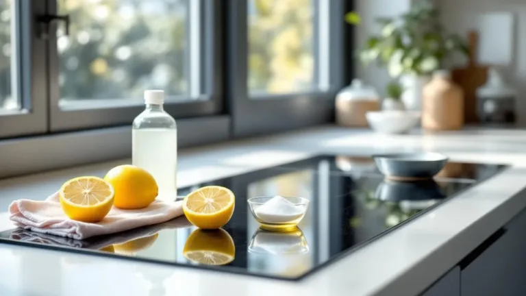 Glas-keramische kookplaatreiniging : 4 natuurlijke methoden voor een vlekkeloze glans