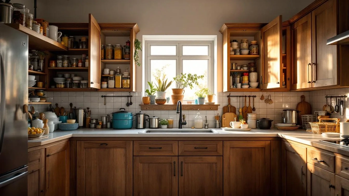 Waarom je keukenkastjes vol blijven zelfs na opruimen